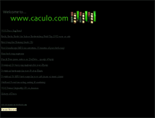 Tablet Screenshot of caculo.com